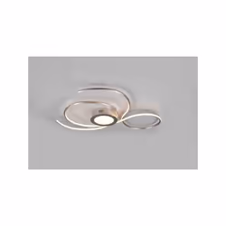 JIVE PLAFONIERA LED ACCIAIO SATINATO CON TELECOMANDO MULTIFUNZIONE L.80CM