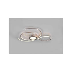 Trio - Plafoniera jive led con telecomando L.80cm acciaio satinato 623419207