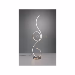 JIVE Lampade da terra LED ACCIAIO SATINATO CON DIMMER A PEDALE H.118CM