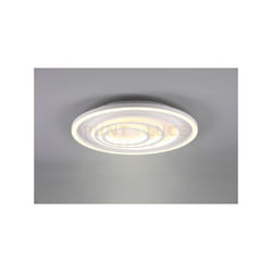 Plafoniera KAGAWA LED tonda cerchi con telecomando bianca 625815031