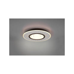 Trio - Plafoniera verus led microfori tonda e telecomando D.50cm acciaio 626910307