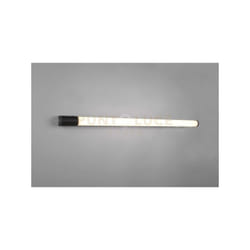 Trio - Applique piera led con presa corrente ip44 L.119cm bordo nero 284071232