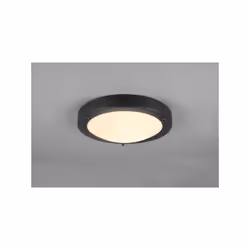CONDUS H2O PLAFONIERA BORDO METALLO NERO IP44 D.31,5CM
