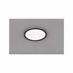 CAMILLA H2O PLAFONIERA LED TONDA BORDO NERO DIMMERABILE CON INTERRUTTORE IP44 D. 40CM