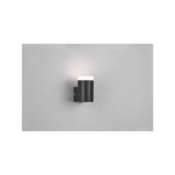 Trio - Applique a parete ray ip44 h 8,3cm nera 283110132