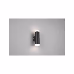 RAY H2O Applique a parete BI-EMISSIONE NERA IP44 H.16,6CM