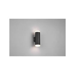 Applique a parete ray ip44 h 16,6cm nera 283110232