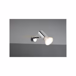 LORENZO H2O Applique a parete Faretti e portafaretti ORIENTABILE CROMO DA APPLICARE SU SPECCHIO IP44 P. 10CM