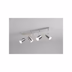 ANGELO H2O BARRA 4 Faretti e portafarettiS ORIENTABILI CROMO IP44 L.50CM