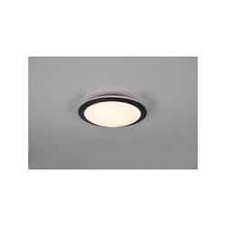Plafoniera umberto led ip44 D.29cm bordo nero 680310132