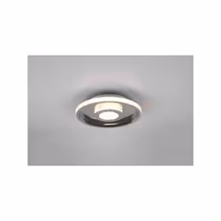 ASCARI H2O PLAFONIERA LED CROMO CON DIMMERAZIONE CON INTERRUTTORE IP44 D.30,3CM