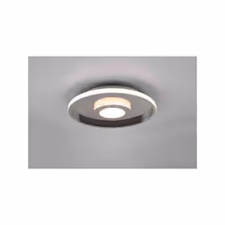 ASCARI H2O PLAFONIERA LED CROMO CON DIMMERAZIONE CON INTERRUTTORE IP44 D.40,3CM