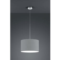 Trio - Sospensione Singola Hotel Paralume Grigio Ø40 cm Lighting