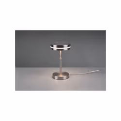 FRANKLIN LAMPADA DA TAVOLO LED ACCIAIO SATINATO H. 25CM