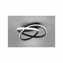 COURSE PLAFONIERA LED CERCHIO INFINITO ANTRACITE D. 45CM