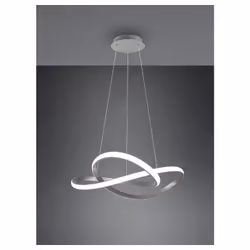 course sospensione led cerchio infinito acciaio satinato d. 60cm course sospensione led cerchio infinito acciaio satinato d.  ...