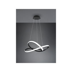Sospensione COURSE LED cerchio infinito D.60cm antracite R32051432