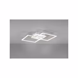VENIDA PLAFONIERA LED DOPPIO QUADRATO BIANCO CON LUCE CENTRALE REGOLAZIONE INTENSITA' INTERRUTTORE L.58CM