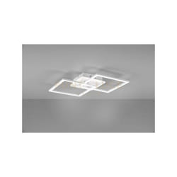 Plafoniera venida led doppio quadrato con luce centrale e regolazione intensità L.58cm bianco R62793431