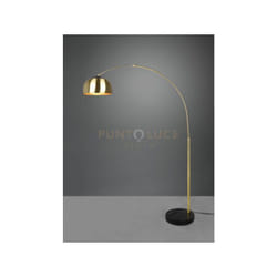 Trio - argentina Lampade da terra ad arco metallo ottone e nero H.200cm base marmo nera 411700108