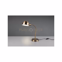 PERRY LAMPADA DA TAVOLO FLESSIBILE OTTONE INVECCHIATO H. 46CM