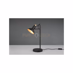 ROXIE LAMPADA DA TAVOLO ORIENTABILE METALLO NERO E ORO H. 43CM