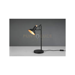 Lampada da tavolo ROXIE orientabile H.43cm metallo nero e oro 511900132