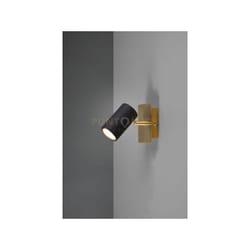 Trio - Spot marley Spot base oro L.15cm con cilindro nero 802400180