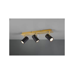 Trio - Barra marley barra base oro con 2 spots cilindri L.45,5cm nero 802400380
