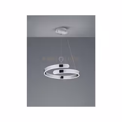 PARMA SOSPENSIONE LED CROMO CON DIMMERAZIONE AD INTERRUTTORE D.50CM