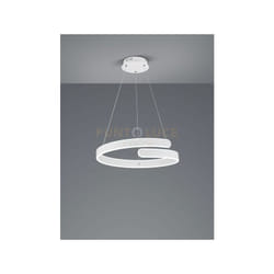 Reality Leuchten - Sospensione parma led con dimmerazione H.50cm bianca R37071131