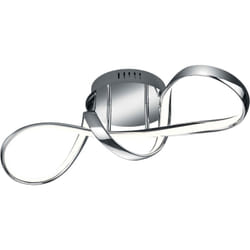 Reality Leuchten - Plafoniera led, metallo, cromo, L60 cm, Perugia