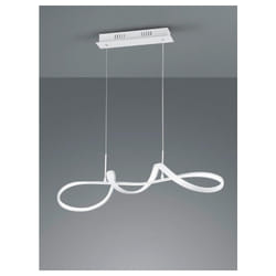 Perugia sospensione led bianca con dimmerazione ad interruttore L.80CM