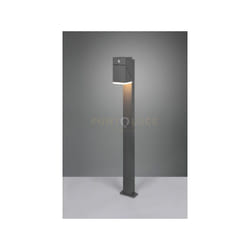 Trio - Palo avon led orientabile con sensore movimento ip54 h.100cm antracite 470669142