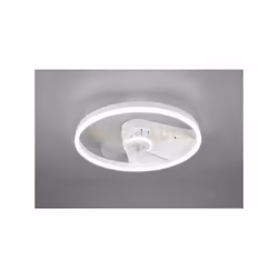 BORGHOLM PLAFONIERA LED BIANCO OPACO CON Ventilatori a soffitto CON TELECOMANDO MULTIFUNZIONE REGOLAZIONE 3 INTENSITA' E TEMP ...
