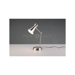 Trio Lighting - Lampada enzo diffusore doppio cono H.50cm metallo acciaio satinato R50781007