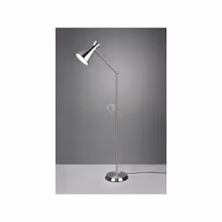 ENZO Lampade da terra DIFFUSORE DOPPIO CONO METALLO ACCIAIO SATINATO H. 150CM