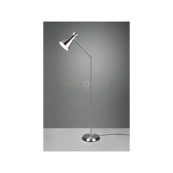Trio Lighting - Lampada enzo diffusore doppio cono H.150cm metallo acciaio satinato R40781007