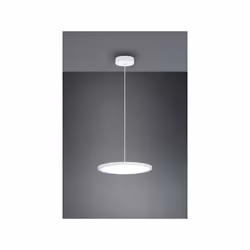 TRAY SOSPENSIONE LED DIMMERABILE IN METALLO BIANCO D. 40CM