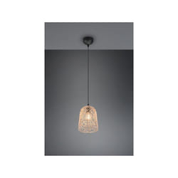 Trio Lighting - Sospensione lovis D.20cm in rattan naturale R31141036