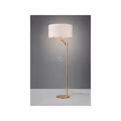 CASSIO Lampade da terra METALLO OTTONE CON PARALUME BIANCO H. 153,3CM