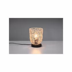 LOVIS LAMPADA DA TAVOLO IN RATTAN NATURALE H. 22CM