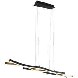 Trio Lighting - Lampada a sospensione led, metallo, ottone satinato, L107 cm, Blaze