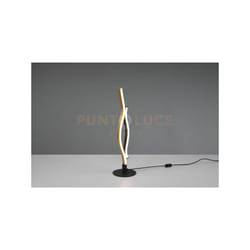 Trio - Lampada da tavolo blaze 541210208 metallo ottone e nero
