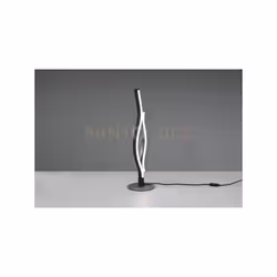 BLAZE LAMPADA DA TAVOLO LED ONDULATA METALLO ALLUMINIO E NERO CON REGOLAZIONE INTENSITA' E TEMPERATURA DI COLORE DELLA LUCE C ...