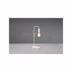 MILLA LAMPADA DA TAVOLO BIANCA CON BASE X RICARICA INDUTTIVA CELLULARE CON INTERRUTTORE TOUCH H. 51CM