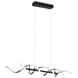 Lampada a sospensione led, alluminio, alluminio spazzolato, L104 cm, Sequence