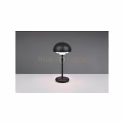 ELLIOT LAMPADA LED DA APPOGGIO DA ESTERNO RICARICABILE CON USB-C CON ACCENSIONE TOUCH 4 INTENSITA' NERA H. 26CM IP44