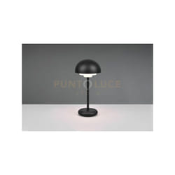 Reality Leuchten - Lampada elliot led appoggio esterno ip44 H.26cm ricaricabile con usb nera R52306132
