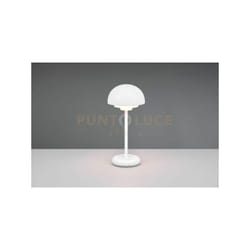 Reality Leuchten - Lampada elliot led appoggio esterno ip44 H.26cm ricaricabile con usb bianca R52306131